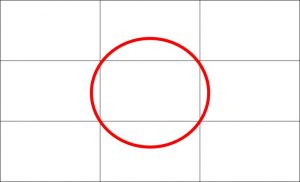 日の丸構図とは