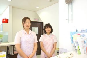 クリニックの受付