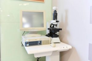 歯科医院の検査装置の写真